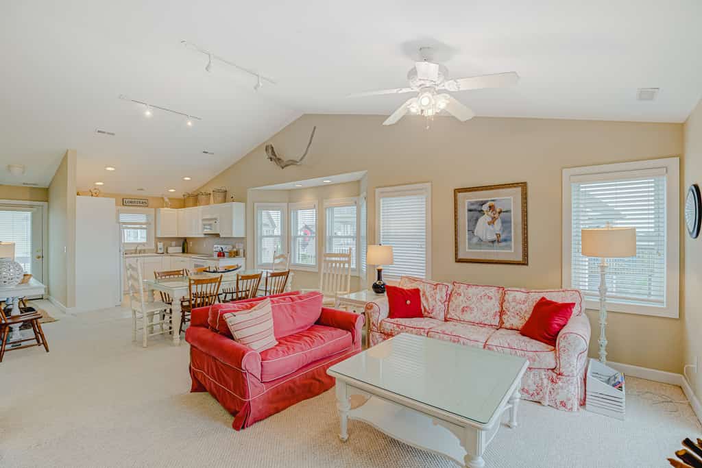Ocean view duplex with a washer/dryer, central AC, deck, & golf nearby