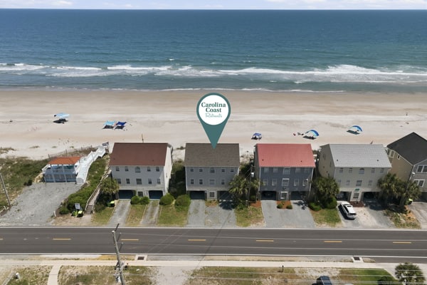 Beachfront home with ocean views, private beach access, elevator, & jetted tub