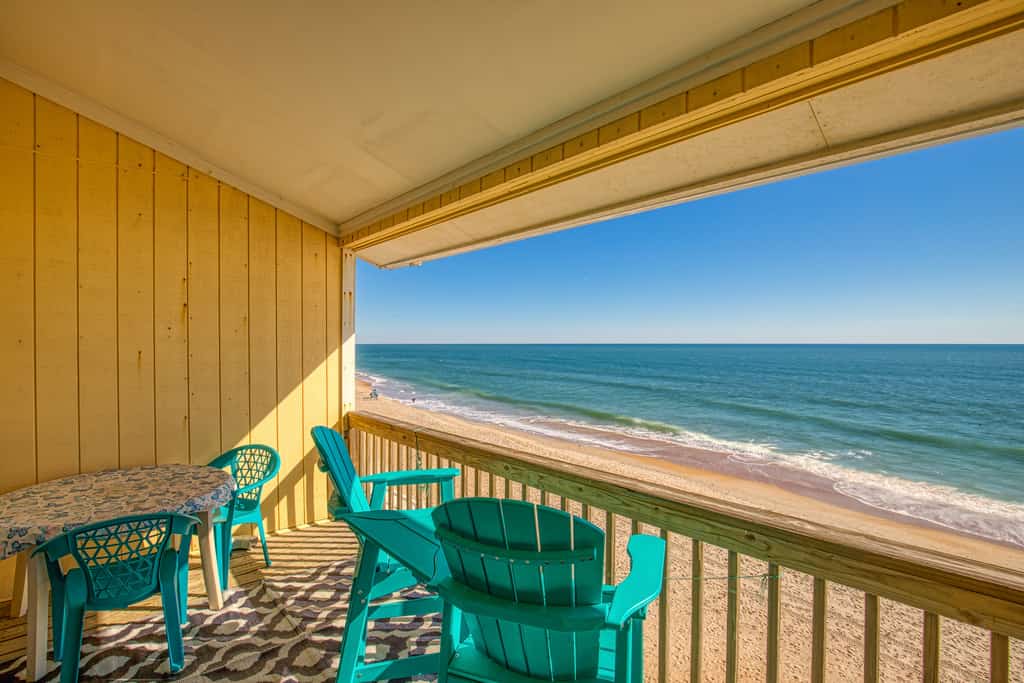 Oceanfront condo with unlimited beach views, private beach access, community pool and more..!