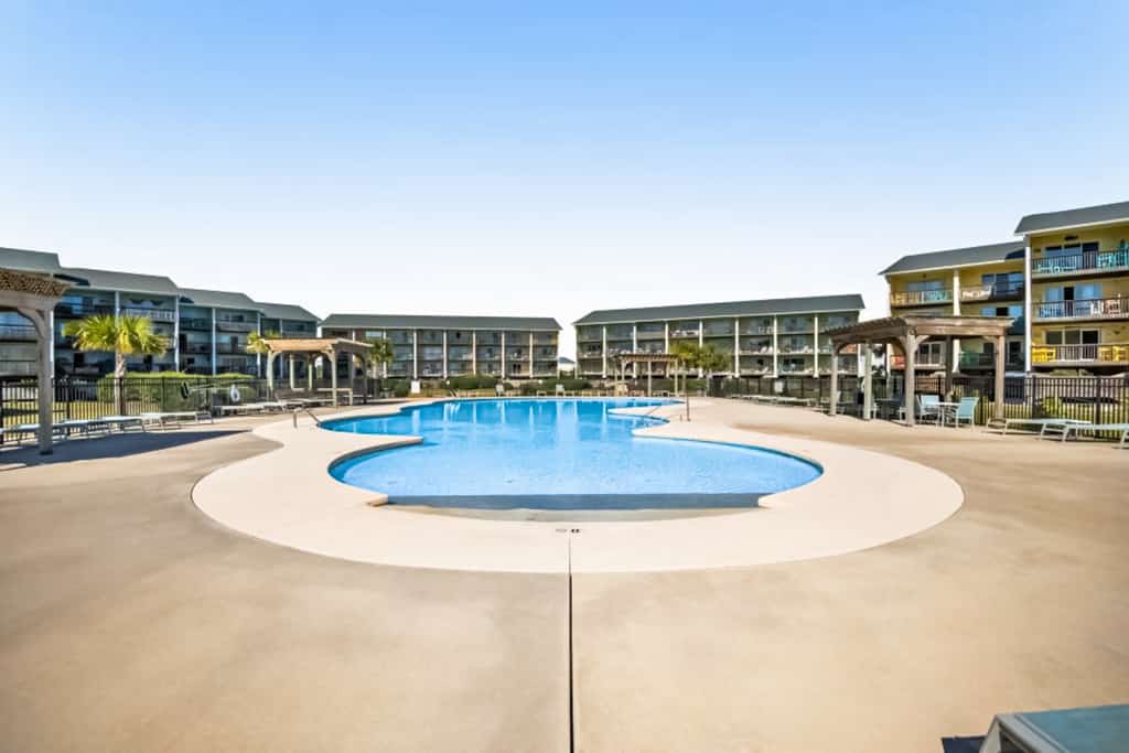 Ocean-view condo with direct beach access, community pool, gazebo and more!