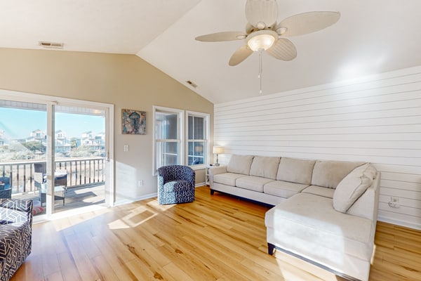 Sound front duplex with enclosed yard, gazebo, dock and ultimate sunset views!