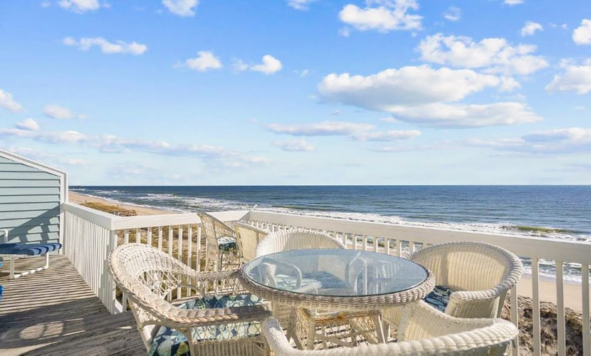 Oceanfront Kure Beach Oasis | Top Floor, All Seasons Pools, Private Sun Deck