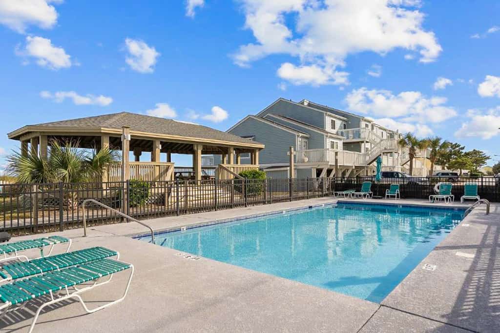 Oceanfront Kure Beach Oasis | Top Floor, All Seasons Pools, Private Sun Deck