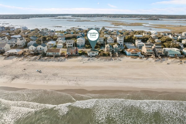 Oceanfront home with private beach access, ocean views & outdoor shower