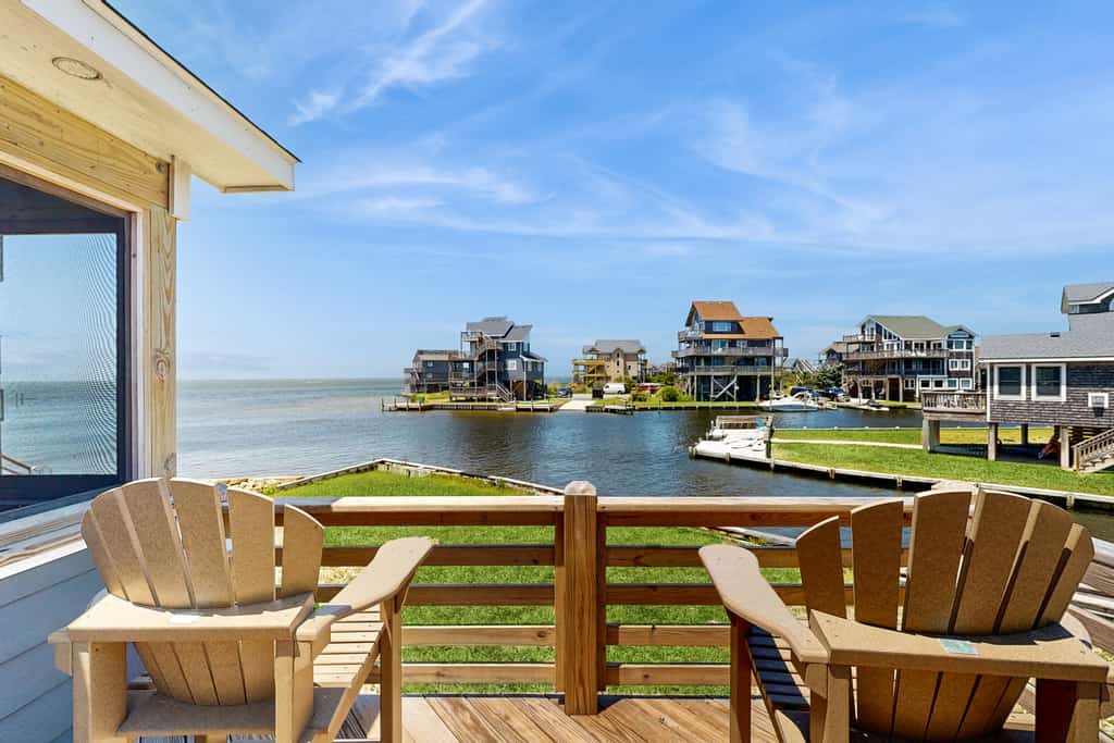 Waterfront Home on Bulk-Headed Lot w/ Private Hot Tub, Sound View, Shared Pool