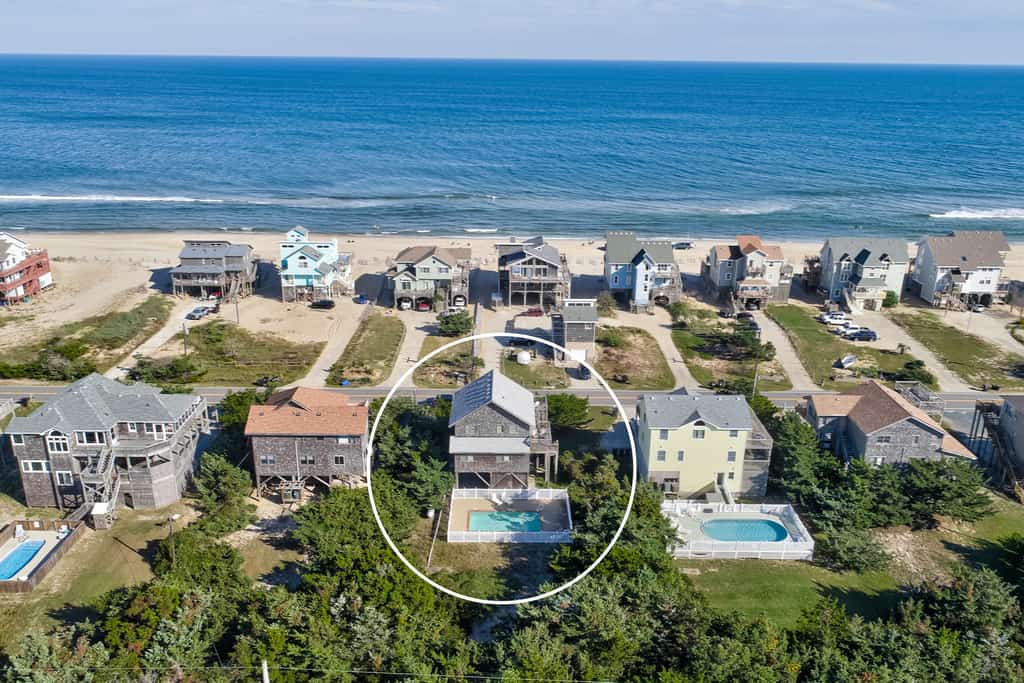 Ocean-view house with private pool, hot tub, W/D, & AC - dog-friendly
