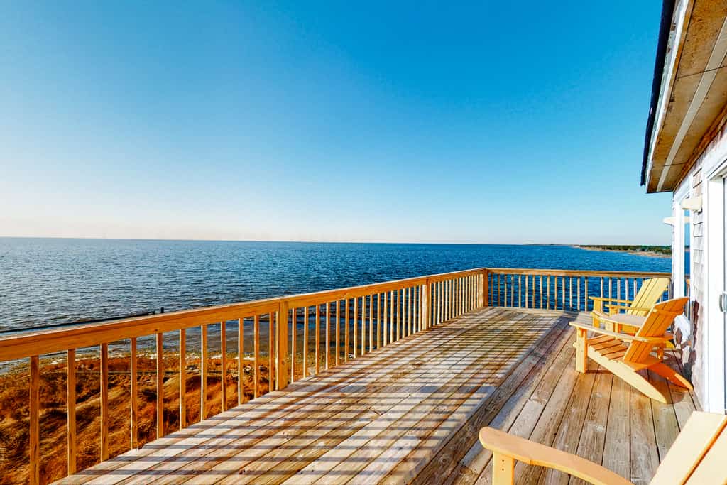 Waterfront home with stunning Sound view, private hot tub, pool - 2 dogs OK