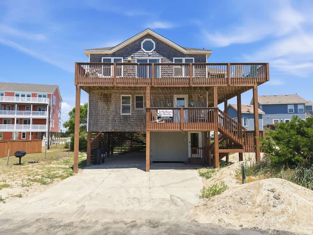 Enjoy a semi-oceanfront getaway, just steps  away from easy beach access!