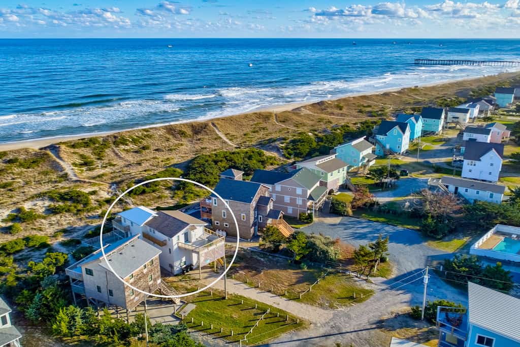 Last Mango in Hatteras 191: Private outdoor pool, hot tub, dock, & views