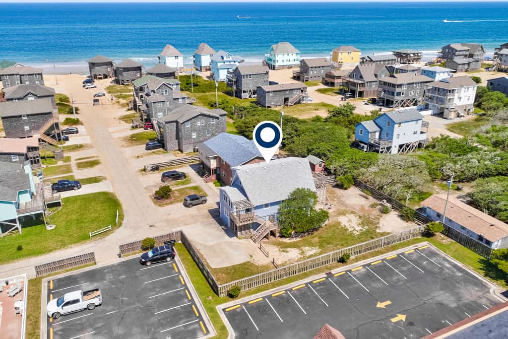 Coastal home with three decks, outdoor shower, AC, & W/D - near beach