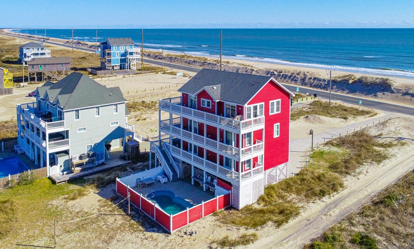 Sound- & ocean-view home with private pool, hot tub & movie room - dog-friendly