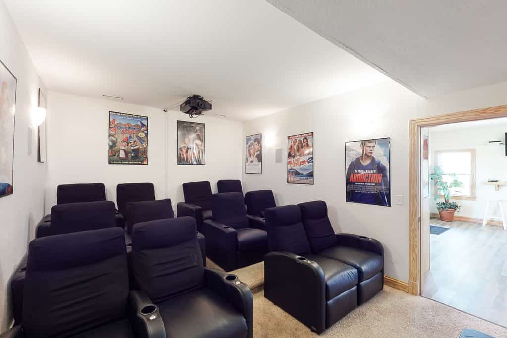 Lakefront, dog-friendly home with W/D, private pool & hot tub - close to beach