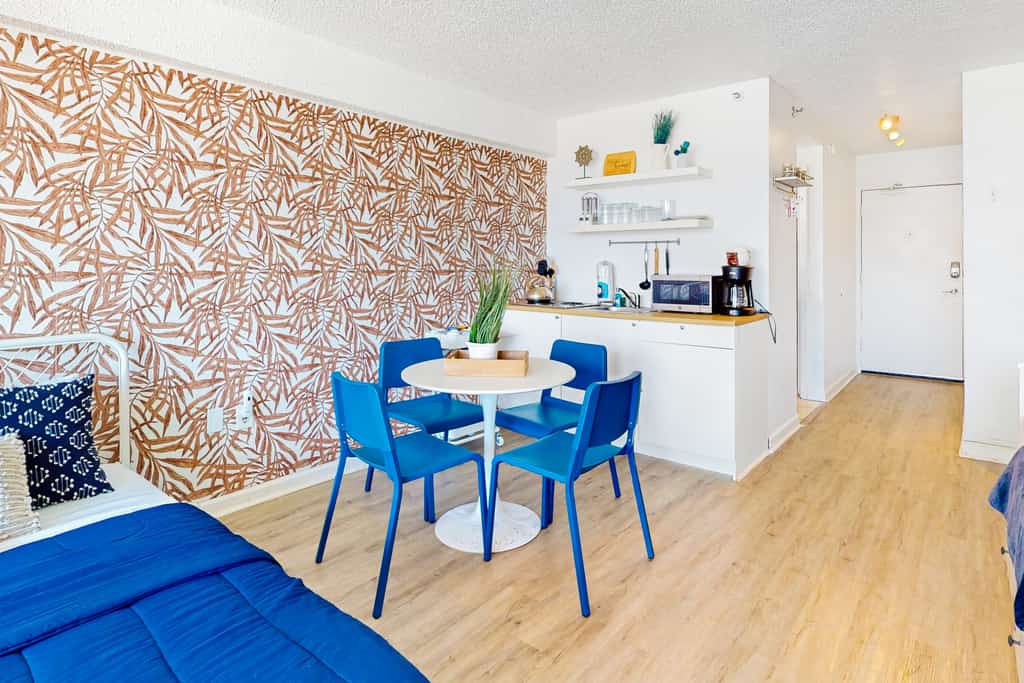 Breezy Beachfront Studio | Pool, Balcony, Walk to Pier & Boardwalk