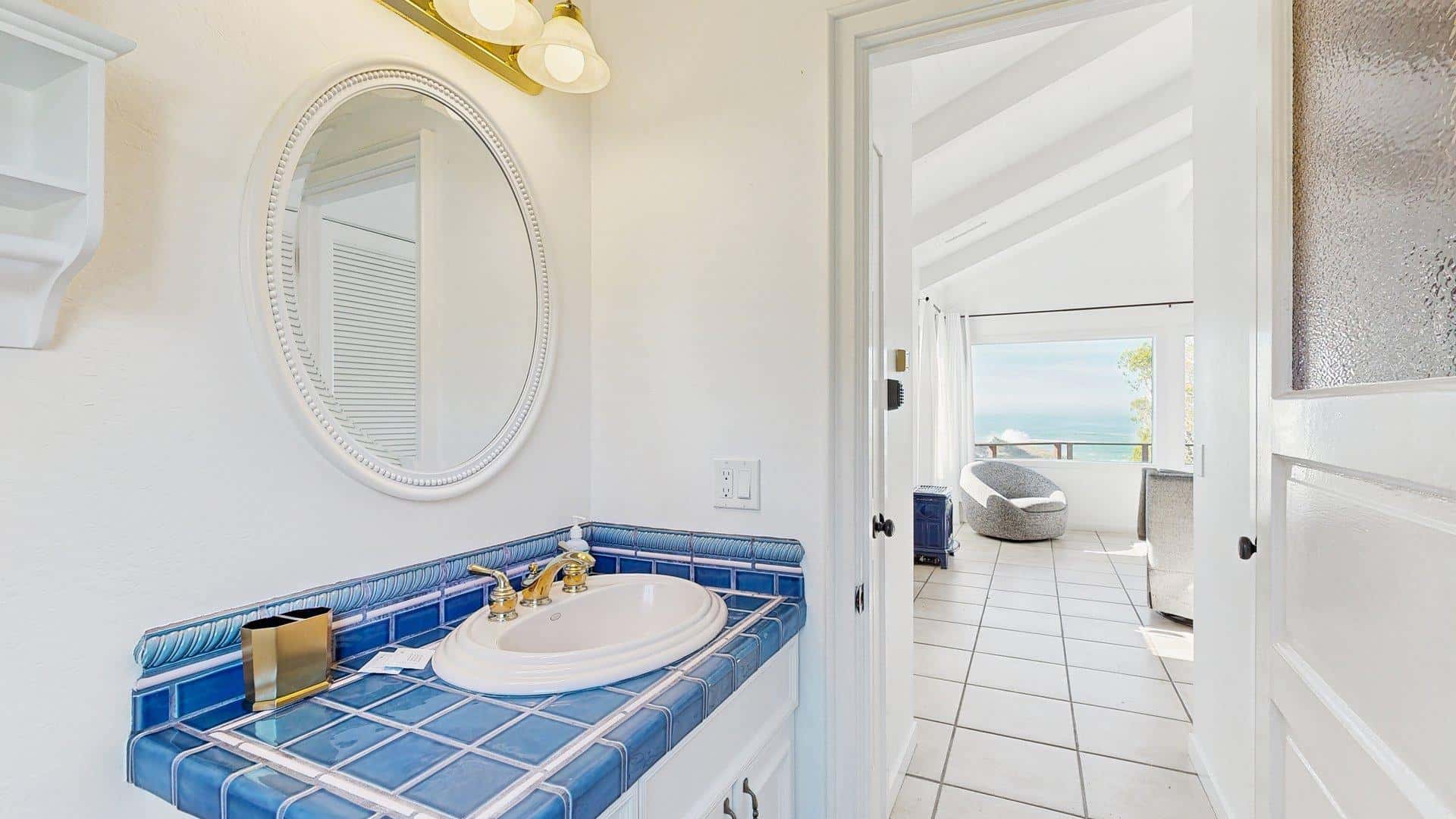 Oceanfront cottage with beach views & deck