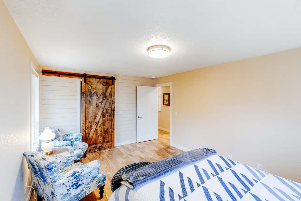 Homey dog friendly house with partial ocean views gas fireplaces and gas grill