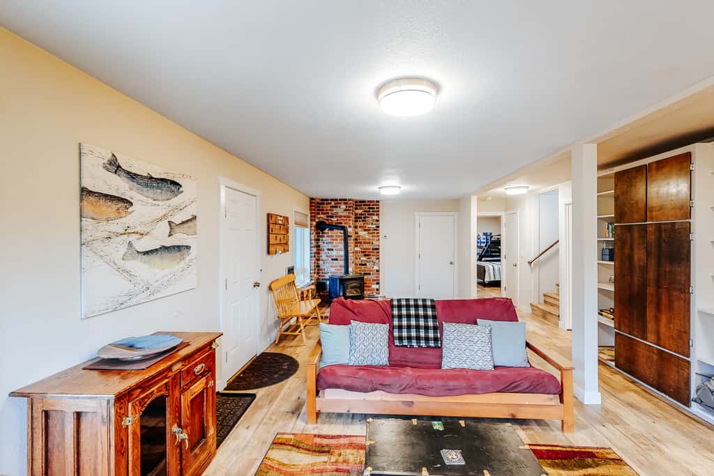 Homey dog friendly house with partial ocean views gas fireplaces and gas grill