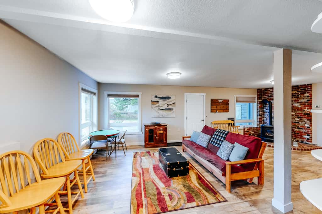Homey dog friendly house with partial ocean views gas fireplaces and gas grill