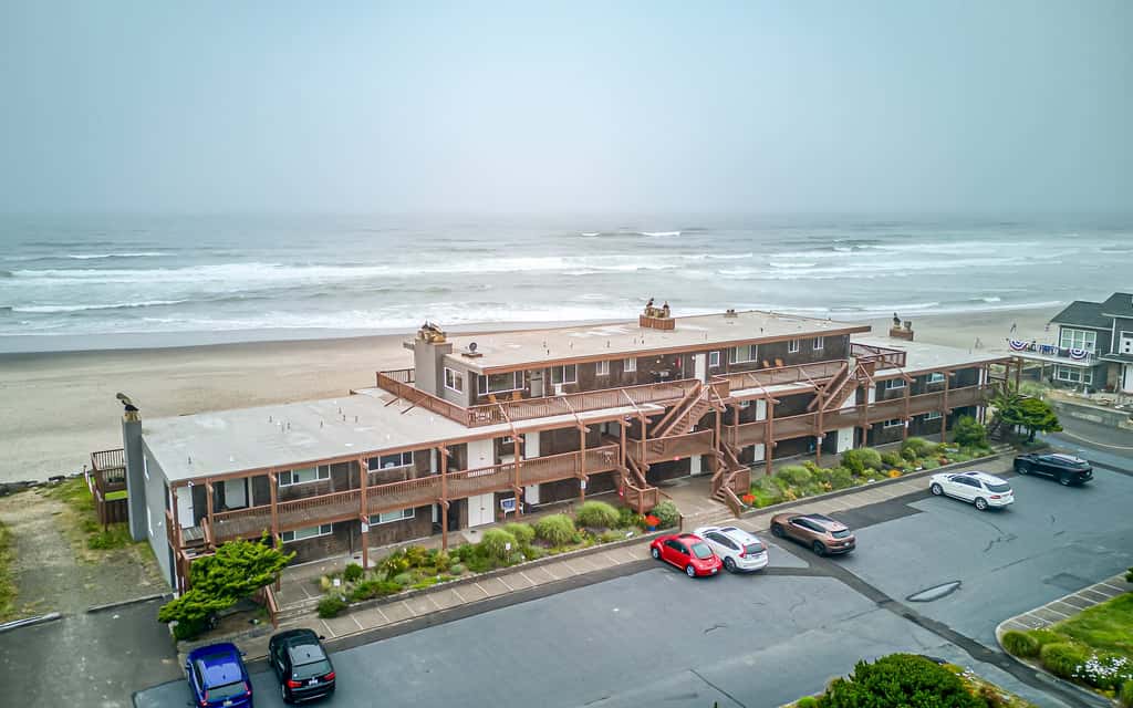 Oceanfront ground level condo with fireplace and updated kitchen dog friendly