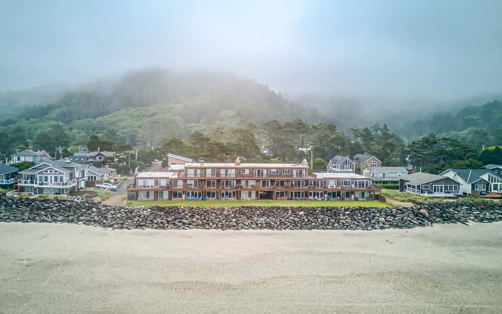 Oceanfront ground level condo with fireplace and updated kitchen dog friendly