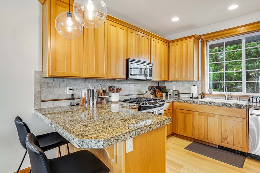 Dog friendly home with ocean views deck washer dryer grill and fireplace
