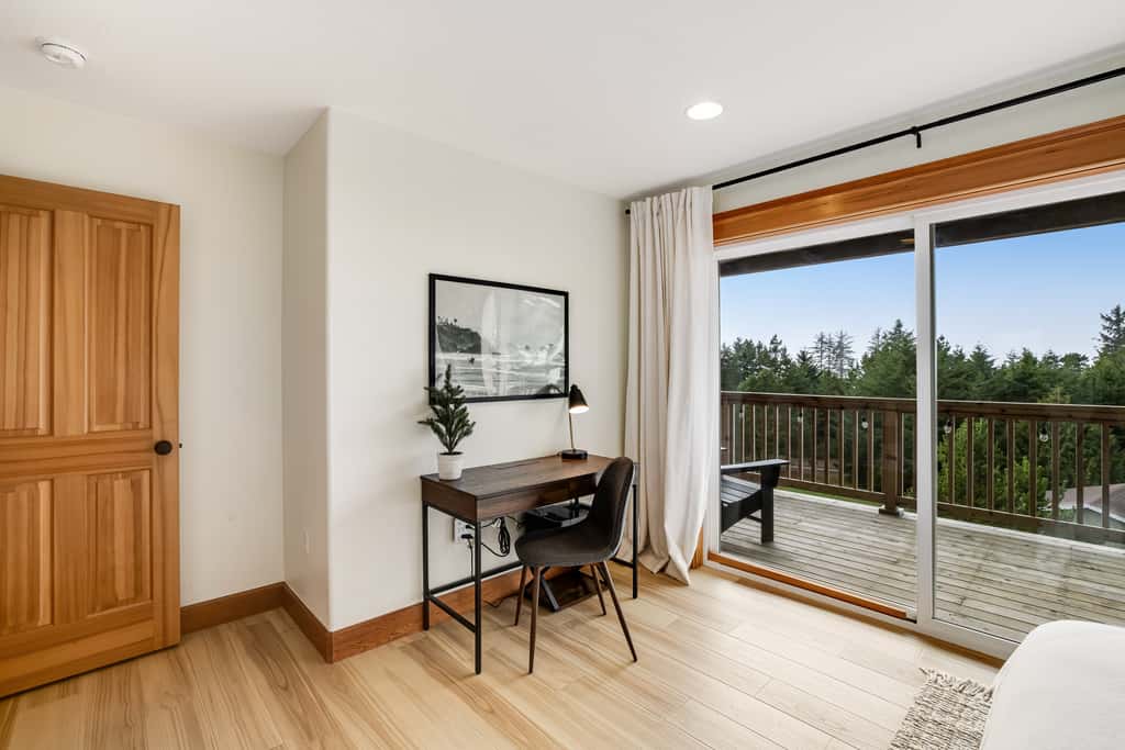 Dog friendly home with ocean views deck washer dryer grill and fireplace