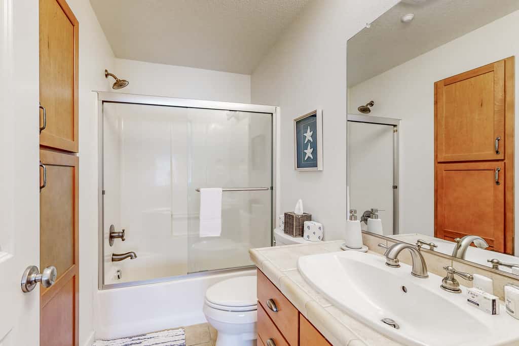 Sweeping ocean view home with fireplace grill and foosball table dog friendly