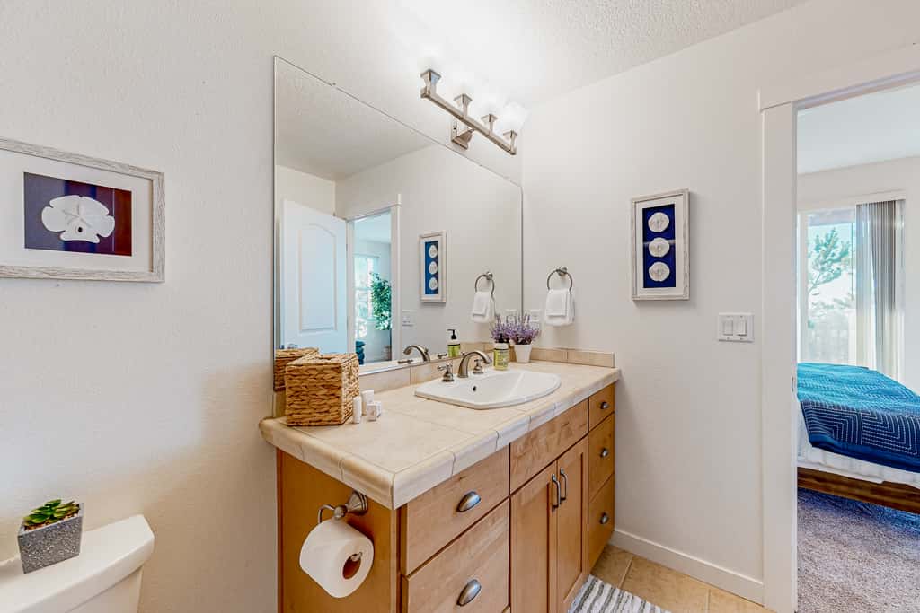 Spectacular ocean view home with fireplace and large decks dog friendly