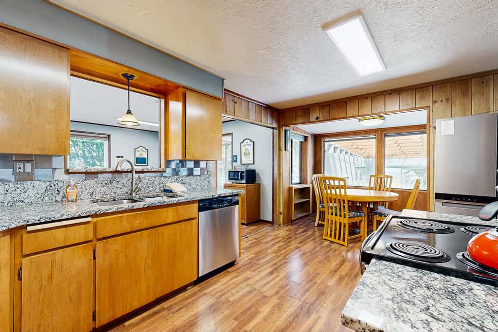 Centrally located home with lake views private pool and spacious deck