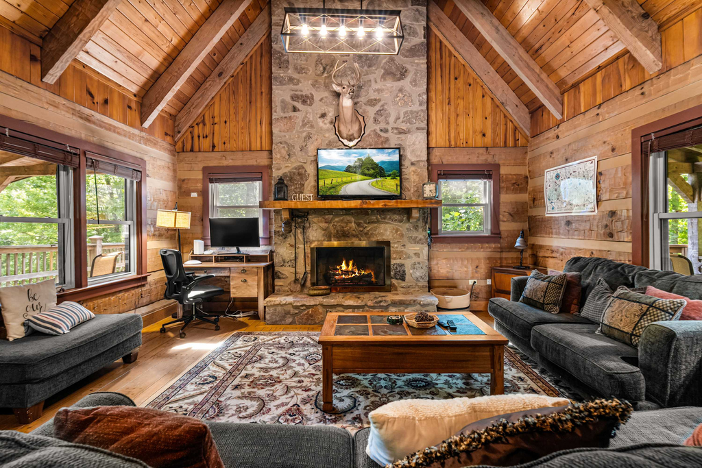 Gatlinburg Cabin | Mountain Views, Hot Tub, Game Room