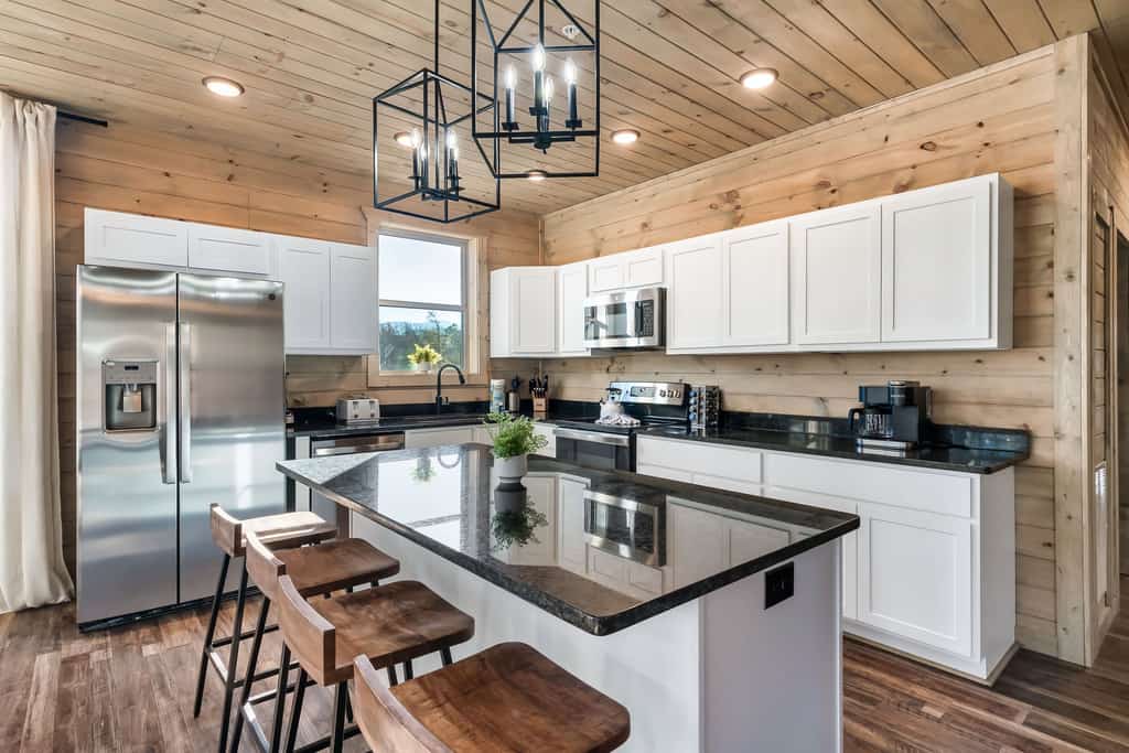 Luxury Cabin w/ View・Pool・Hot Tub・Games・Fire pit