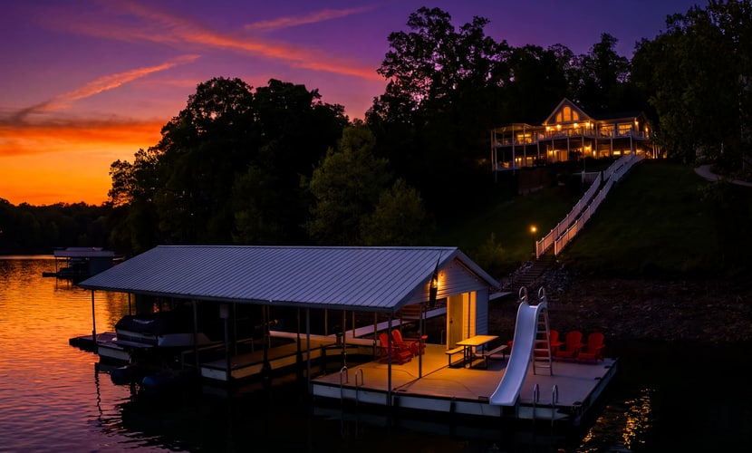 ๐๏ธ ๐ฆ๐๐ฒ๐ฒ๐ ๐๐ต๐ฒ๐ฒ๐ธ๐
Lakefront luxury retreat on Norris Lake in LaFollette, TN, sleeps 31! Perfect for family reunions, large groups & corporate retreats. Private dock with covered boat slip, jet ski slips & water slide. Enjoy panoramic lake views, game room with pool table, wet bar, gas fireplace, jetted tub, fire pit & spacious deck with grill. Prime East Tennessee vacation rental for boating, fishing & mountain getaways.