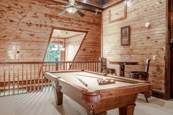 Escape to your cozy Pigeon Forge cabin, just minutes from Dollywood, the Smoky Mountains, and endless family fun! Perfect for a relaxing getaway, this cabin offers a fully equipped kitchen and a pool table for friendly games. Enjoy spacious, comfortable bedrooms and modern amenities while staying close to top attractions, hiking trails, and scenic views. Your dream Smoky Mountain vacation starts here — book now for an unforgettable stay!