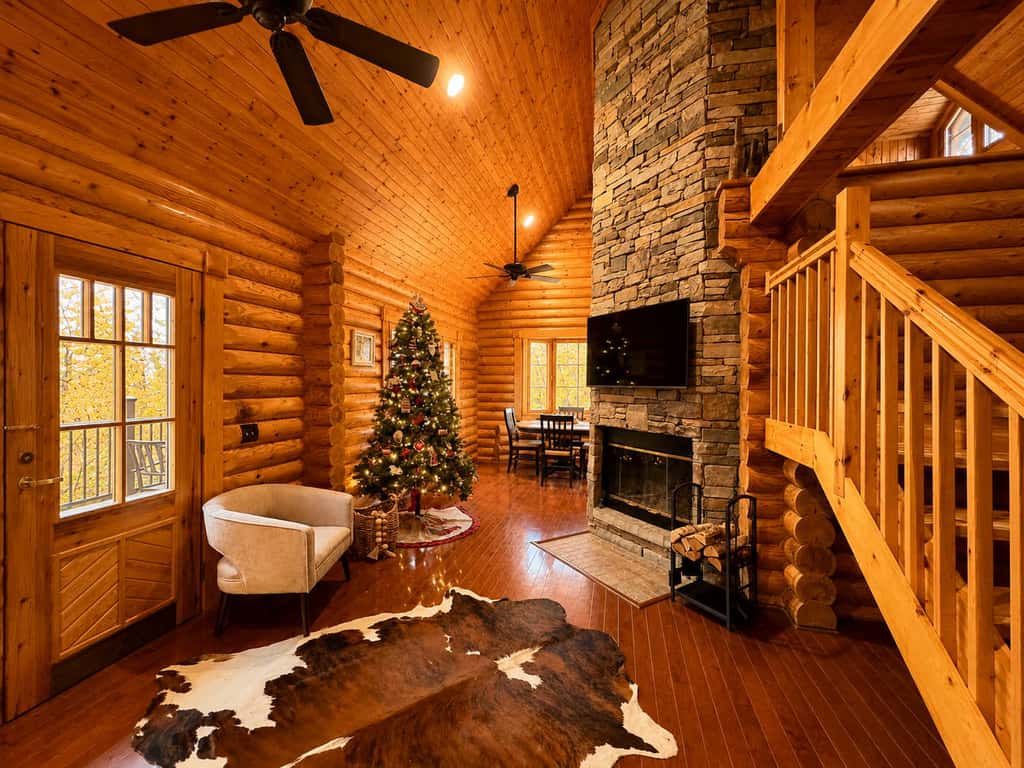 Luxe Cabin, Sleep 6, Hot Tub, Fireplace, Views