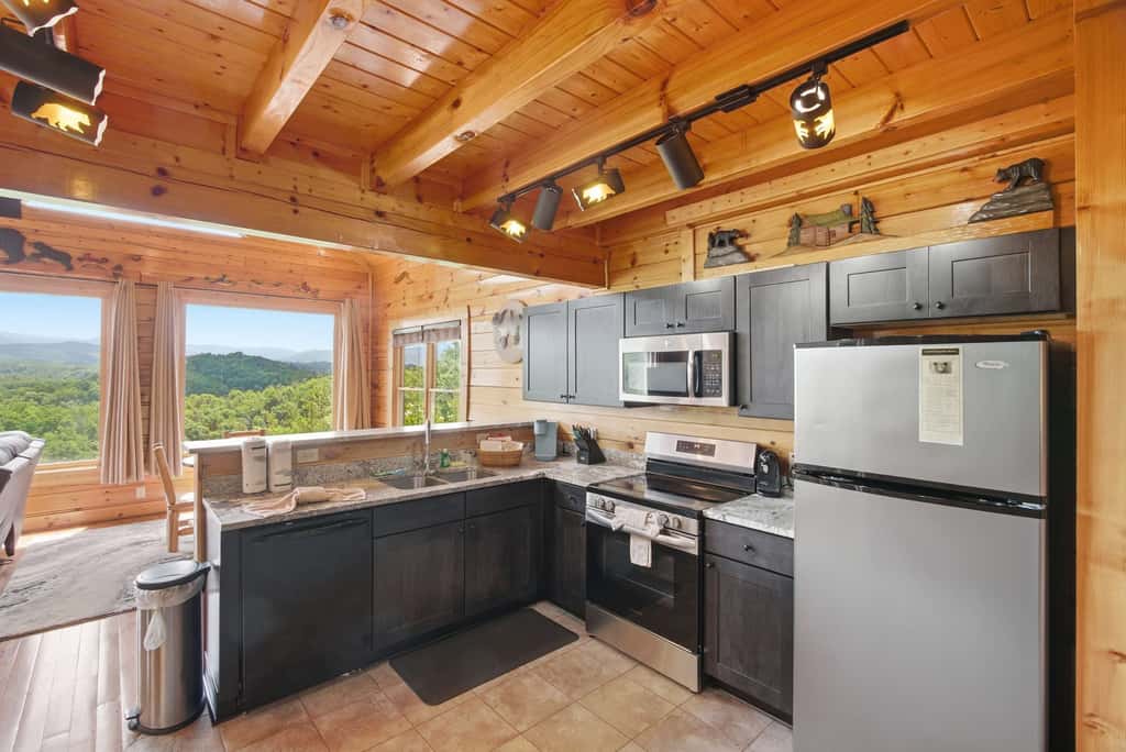 Cabin W Amazing Views・Hot Tub・Shared Sauna - Pool