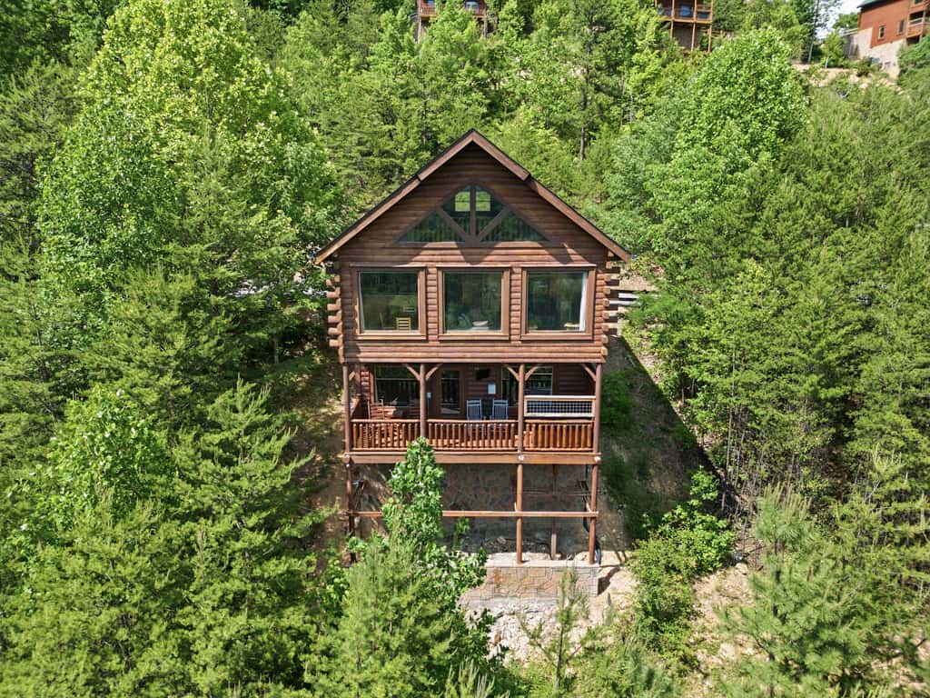 Cabin W Amazing Views・Hot Tub・Shared Sauna - Pool