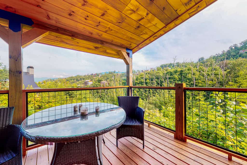 Private Hot Tub | Mountain Views | Game Room | 3 Pools | Family-Friendly Smoky Mountain Cabin