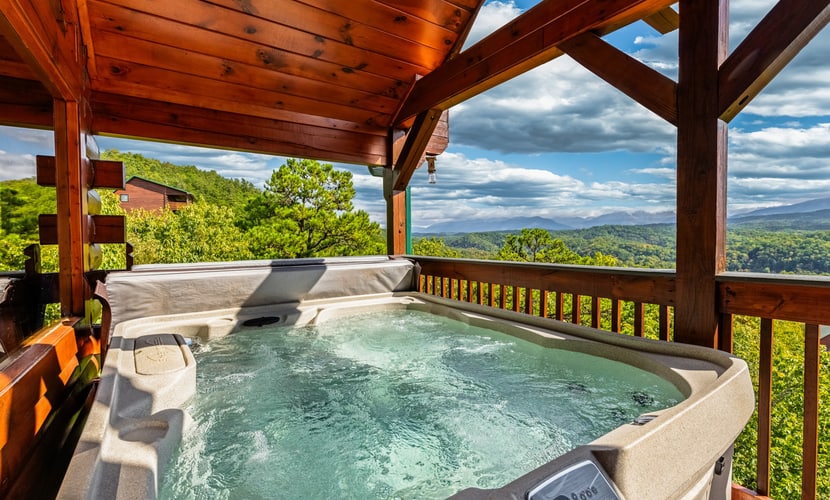 Welcome to our 1 bedroom, 2 bathroom Smoky Mountain cabin, where floor-to-ceiling views and a wood-burning fireplace set the scene.
ă»Private hot tub with mountain views
ă»Game loft with pool table, foosball, air hockey, arcade game, and bunk bed
ă»Two covered decks, charcoal grill, and rocking chairs
ă»6.4 miles from Pigeon Forge Parkway
ă»13 miles from Great Smoky Mountains National Park
Settle in, soak in the view, and make the cabin part of your Smokies getaway.