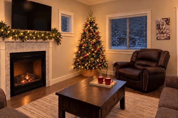 Enjoy a comfortable stay in this modern 3-bedroom, 3-bathroom single-level home in Midtown Coeur d’Alene. The open-concept space features a fully equipped kitchen, cozy living room with a gas fireplace and Smart TV, plus a private backyard with BBQ. Set in a quiet neighborhood near downtown, cafés, shops, and the lakefront. With a private 2-car garage, central AC, and in-home laundry, it’s a great home base for your Coeur d’Alene getaway!