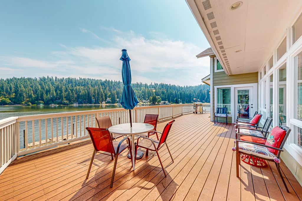 Wake up to breathtaking lake views and step outside to your private deck for a peaceful morning by the water. This stunning 4-bedroom lakefront getaway is made for relaxing, reconnecting, and making unforgettable memories. Enjoy coffee with a view, unwind in the fresh Idaho air, gather with family and friends, or simply soak up the beauty of the lake. With its serene setting, waterfront location, and cozy retreat feel, this is your perfect escape from the everyday.