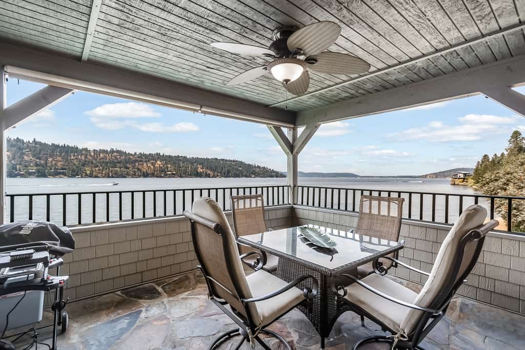 Wake up to beautiful lake and mountain views from this peaceful waterfront condo on Lake Coeur d’Alene. Enjoy your private balcony with dining space and a grill, sandy beach access, and an indoor pool. Inside, the bright 1,250 sq ft home features an open kitchen and living area, creating a comfortable space to relax after a day of adventure. About 30 minutes from downtown Coeur d’Alene, it’s a perfect getaway for couples, families, and outdoor enthusiasts.