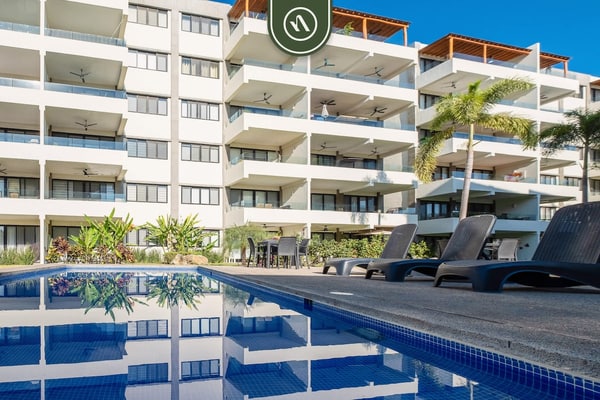 Nuevo Vallarta 2BR Escape | Pool, Balcony, Near Sea