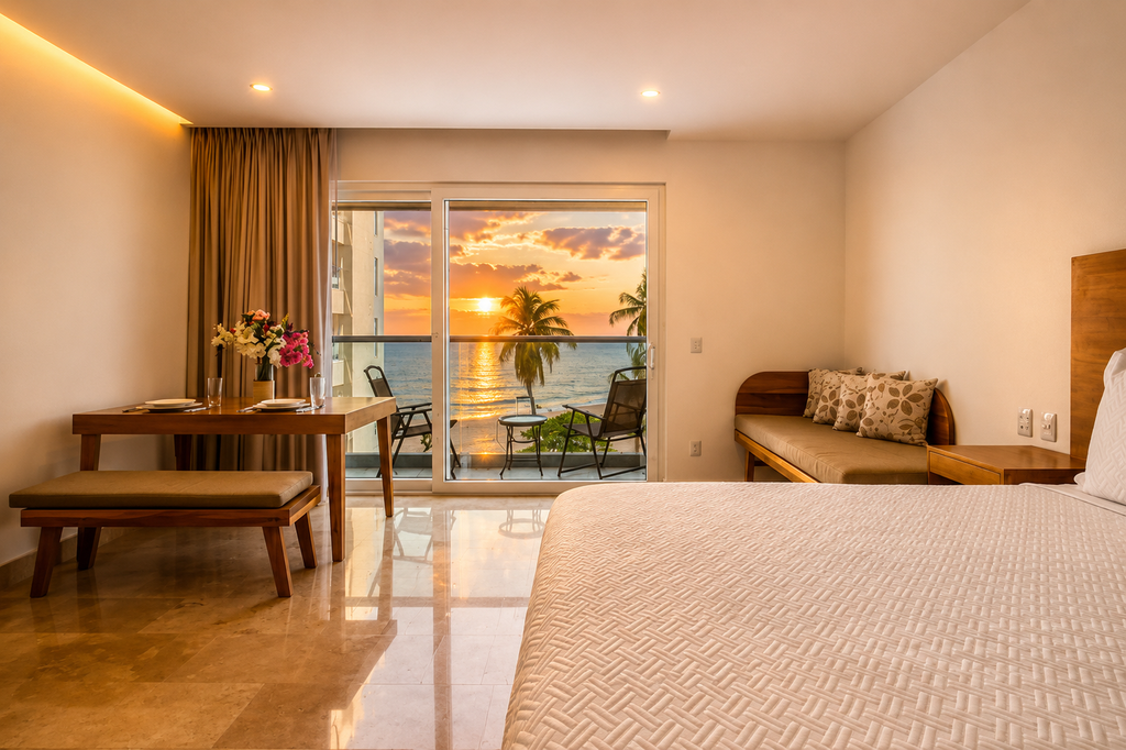 Harbor 171 | Oceanfront Studio + Rooftop Pool | On the Sand