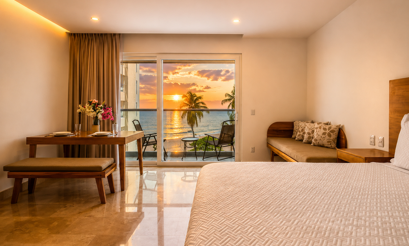 Brand New Oceanview Studio - Pools - Beach - Gym