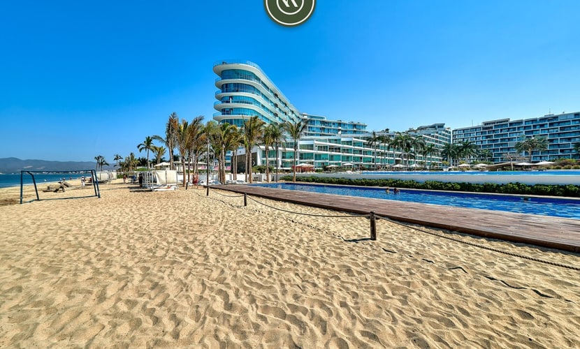 Aria Ocean T1 702 | 2BR/2BA | Nuevo Vallarta | Beachfront Pool