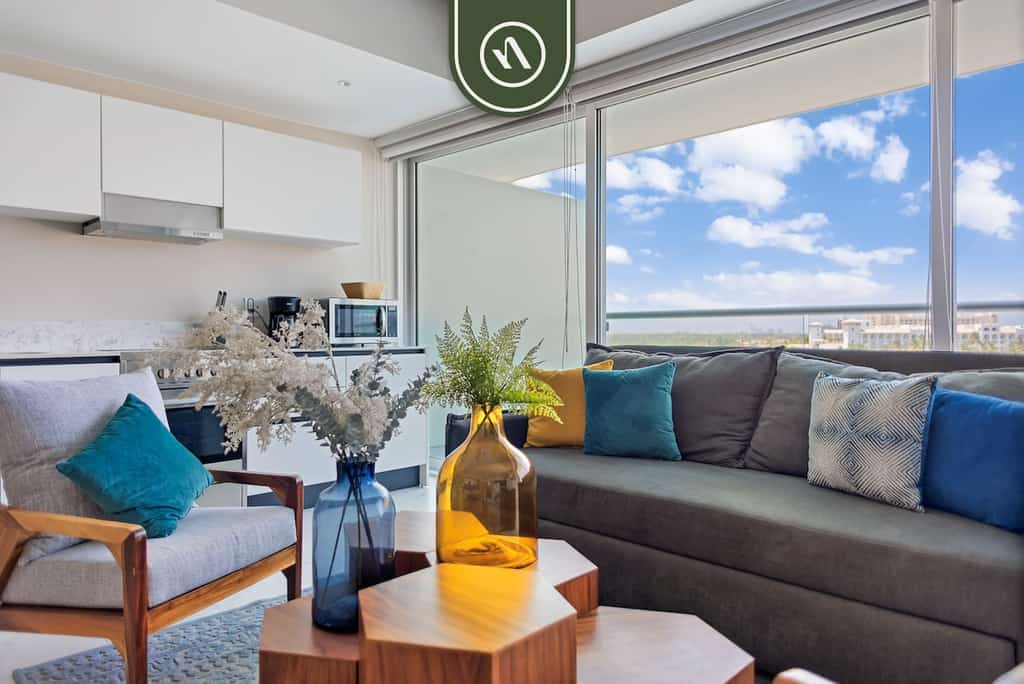 New 2BR APT - Beach Access - Pool - GYM - Jacuzzi