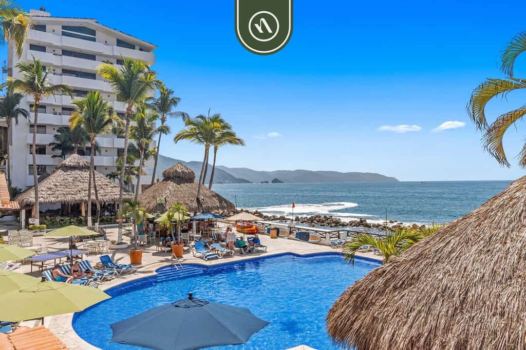 Beachfront Costa Sur Studio in Puerto Vallarta, pool, patio, WiFi