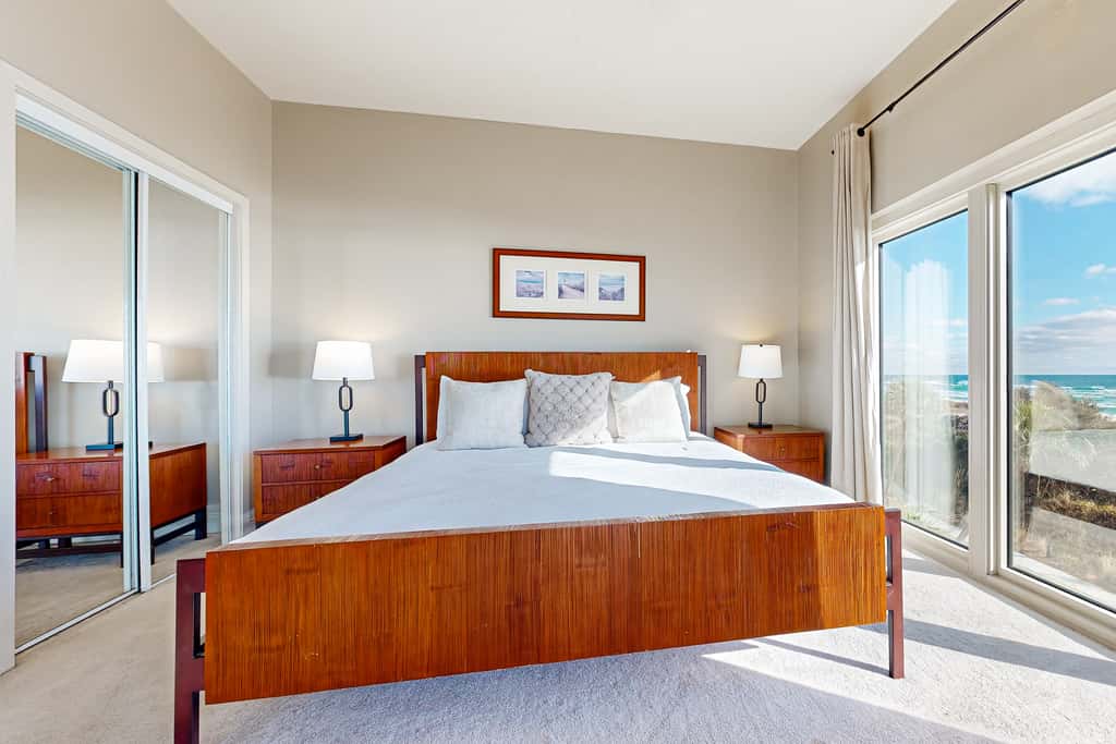 Sunset oceanfront views, private beach access