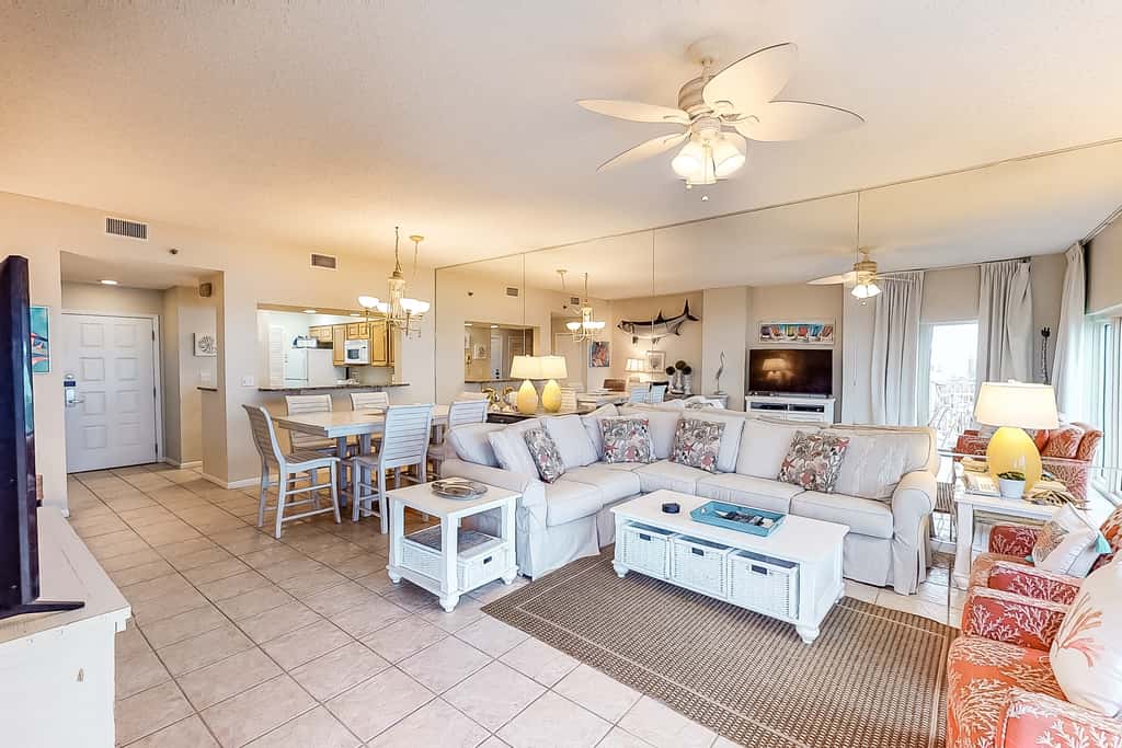 Beachfront condo with 2 private balconies
