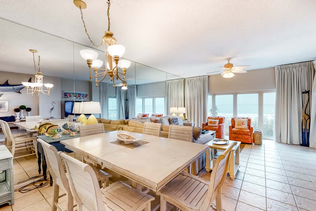 Beachfront condo with 2 private balconies