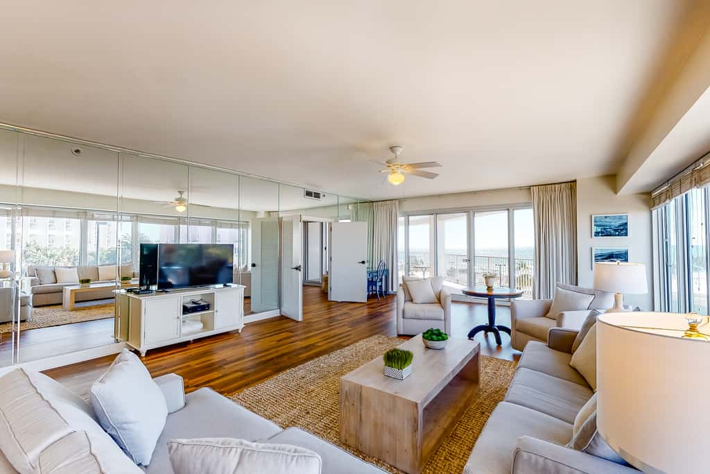 Exclusive 3BR beachfront with Gulf views